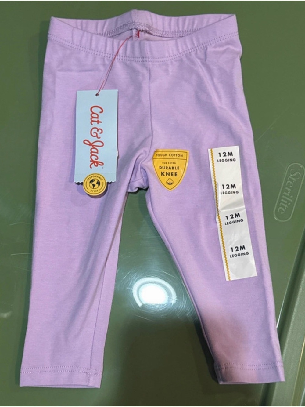 Cat & Jack Lavender Girls' Leggings